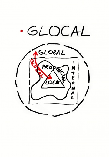 Glocal, z cyklu Diagramy