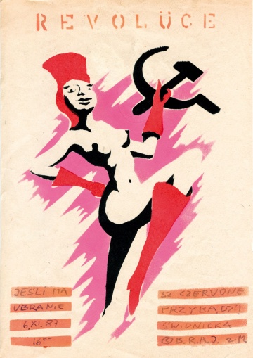 Wigilia rewolucji październikowej (plakat dla pomarańczowej Alternatywy)